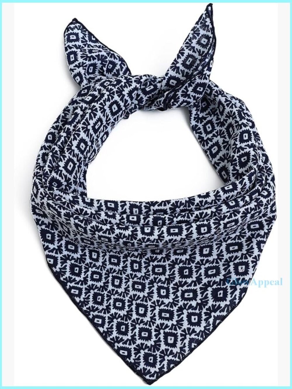 Cotton Viscose Bandana Headband Hair Scarf 22x22 Unisex Lightweight